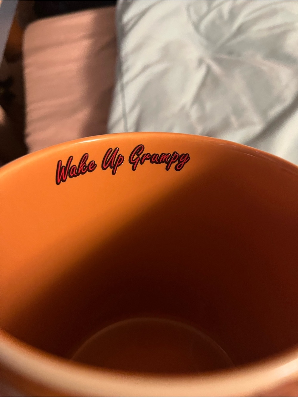 Disney Grumpy Dwarf Ceramic Mug - Brown, Orange, Red, White - Picture 5 of 5